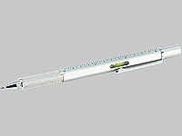 AGT 4in1 Kugelschreiber mit Schraubenzieher, Wasserwaage & Lineal