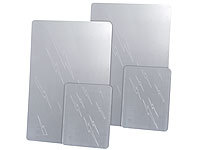 AGT 4er-Set Reinigungsplatten für Silber, je 2 große und kleine Platte