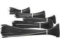 AGT 500er-Set Kabelbinder in 5 Größen zu je 100 Stück, schwarz; Werkzeugkästen Werkzeugkästen Werkzeugkästen Werkzeugkästen 