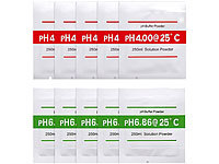 AGT 10er-Set Kalibrierlösungen für pH-Wert-Testgeräte, pH 4.00 und pH 6.86; Infrarot-Thermometer mit Laser Infrarot-Thermometer mit Laser Infrarot-Thermometer mit Laser Infrarot-Thermometer mit Laser 